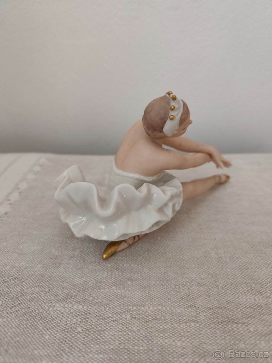 Wallendorf baletka žena porcelánová soška - 4