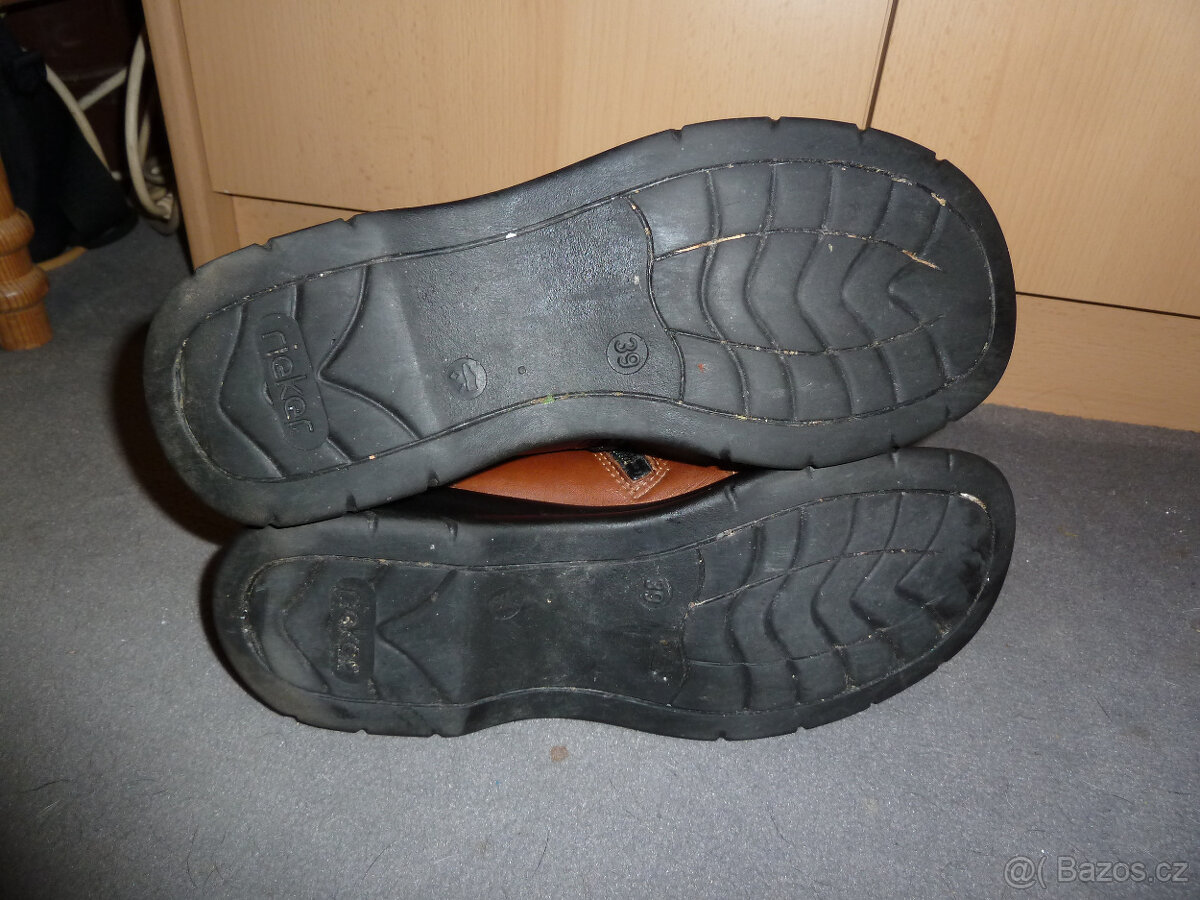 Boty zimní Rieker,kožené - 4