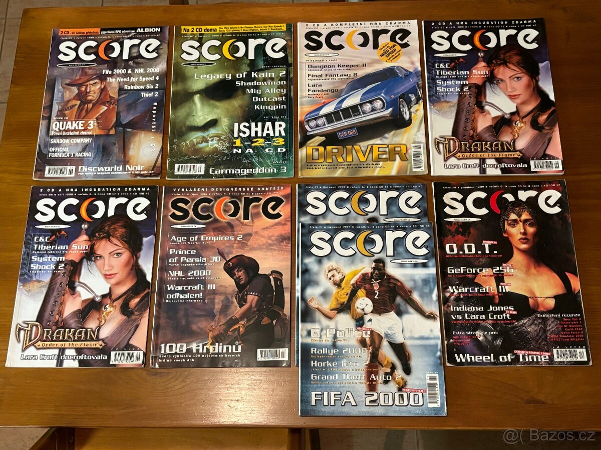 Starší čísla herního časopisu SCORE - 4