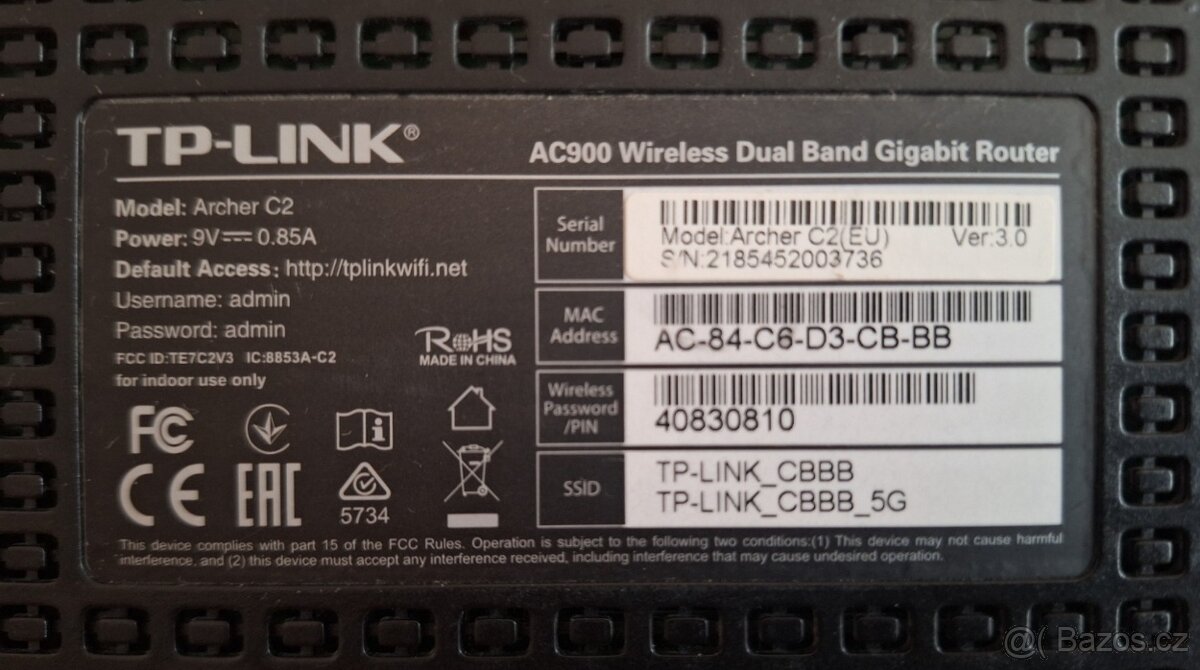 router TP-LINK Archer C2 AC900 - 4