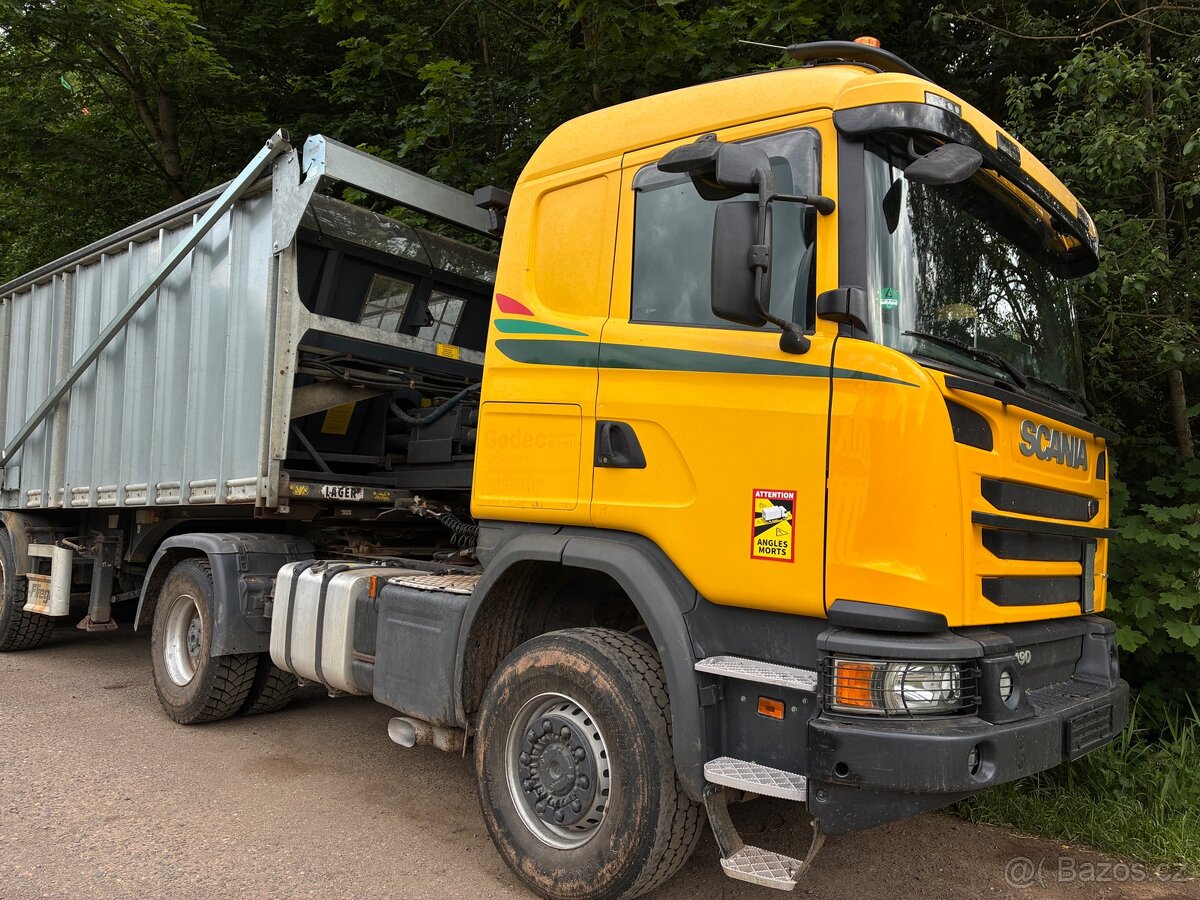 Scania G490 4x4 + Fliegl SDS 350 - 4