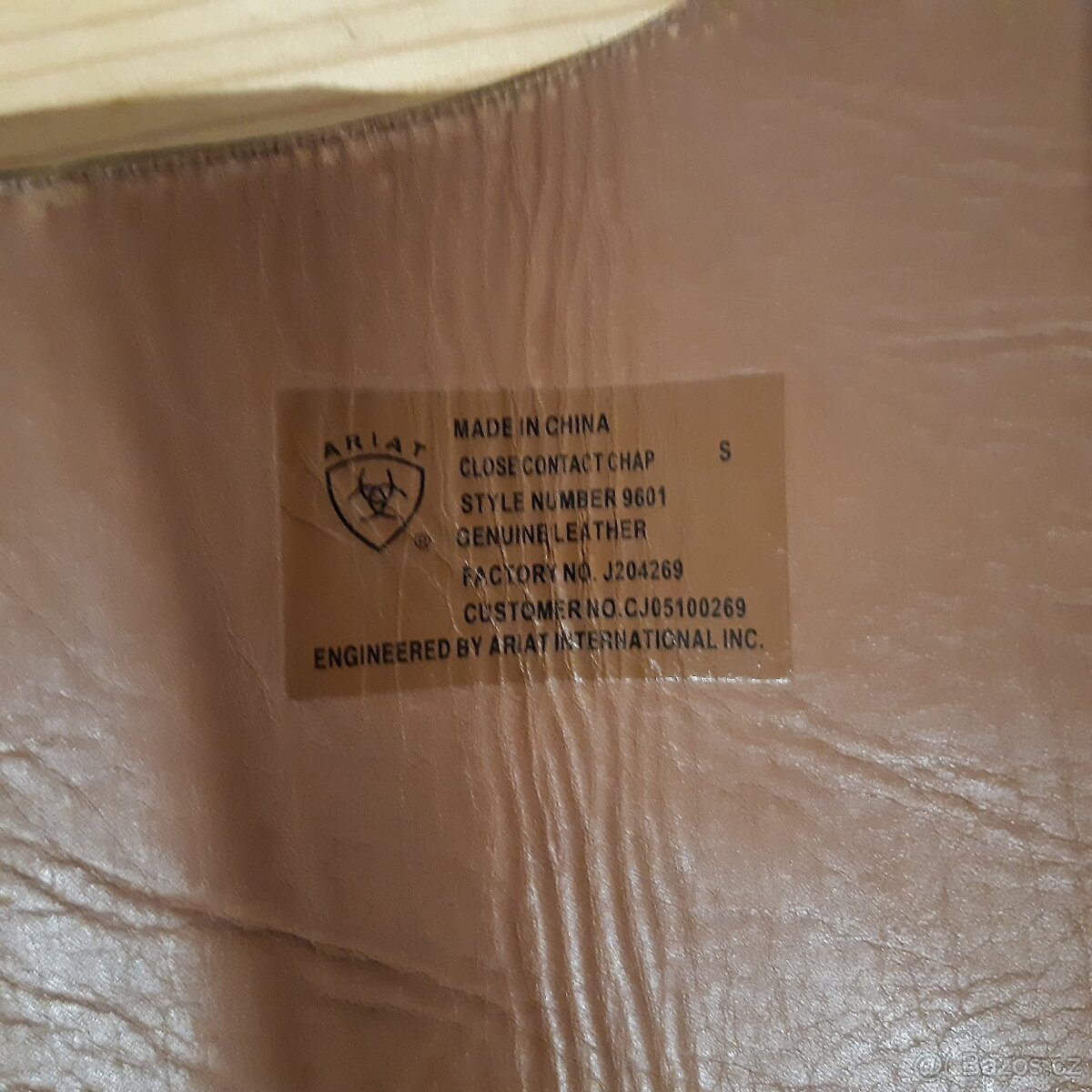 Jezdecké závodní minichapsy Ariat, vel. S - 4