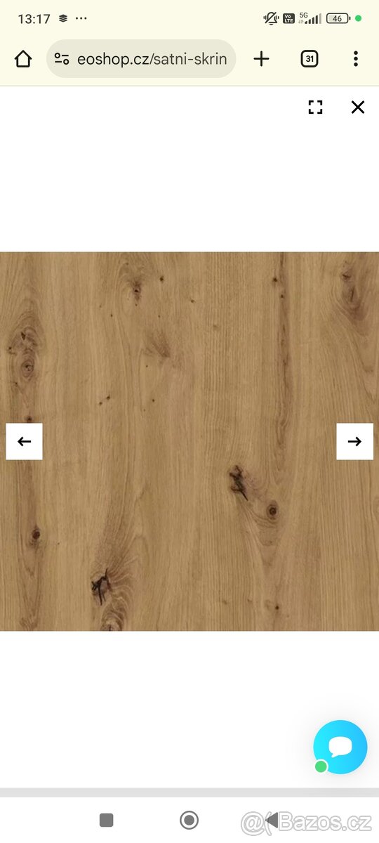 Šatní skříň rohová. Dub/artisan - 4