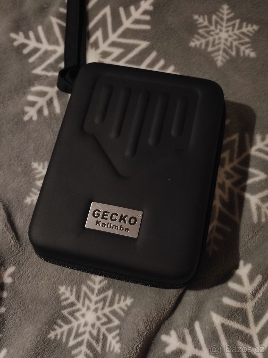 GECKO Kalimba K17B – 17 klíčů, bambus, s kufříkem - 4