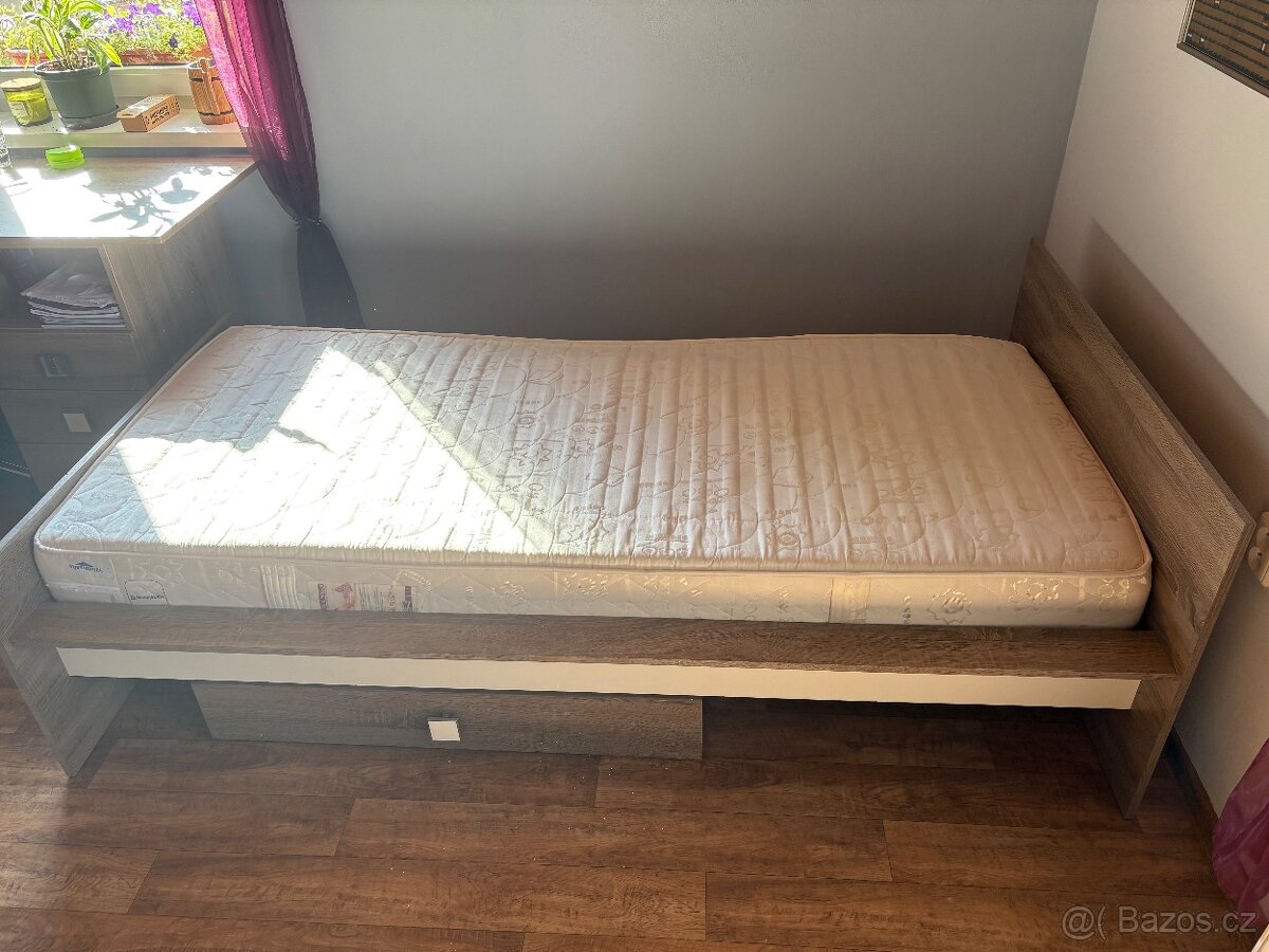 Prodej jednolůžkové postele + DOPLŇKY V CENĚ - 4