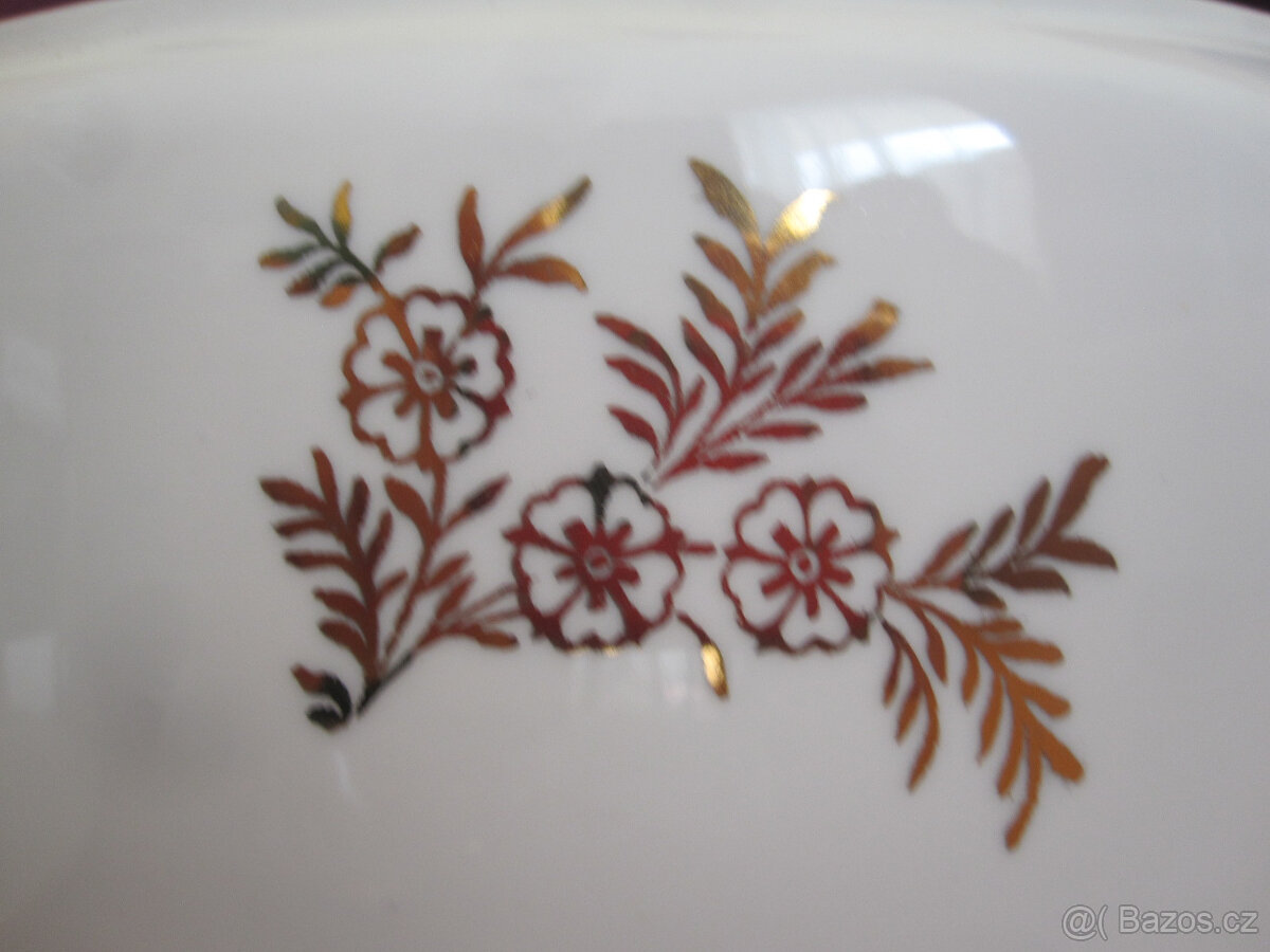 porcelánová polévková mísa s několika doplňky - 4