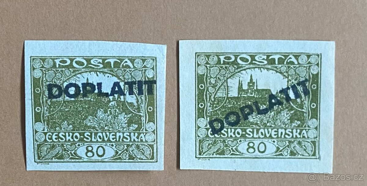 Poštovní známky ČSR - 4