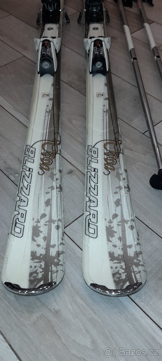 Lyže Blizzard + boty Alpina + hůlky - 4