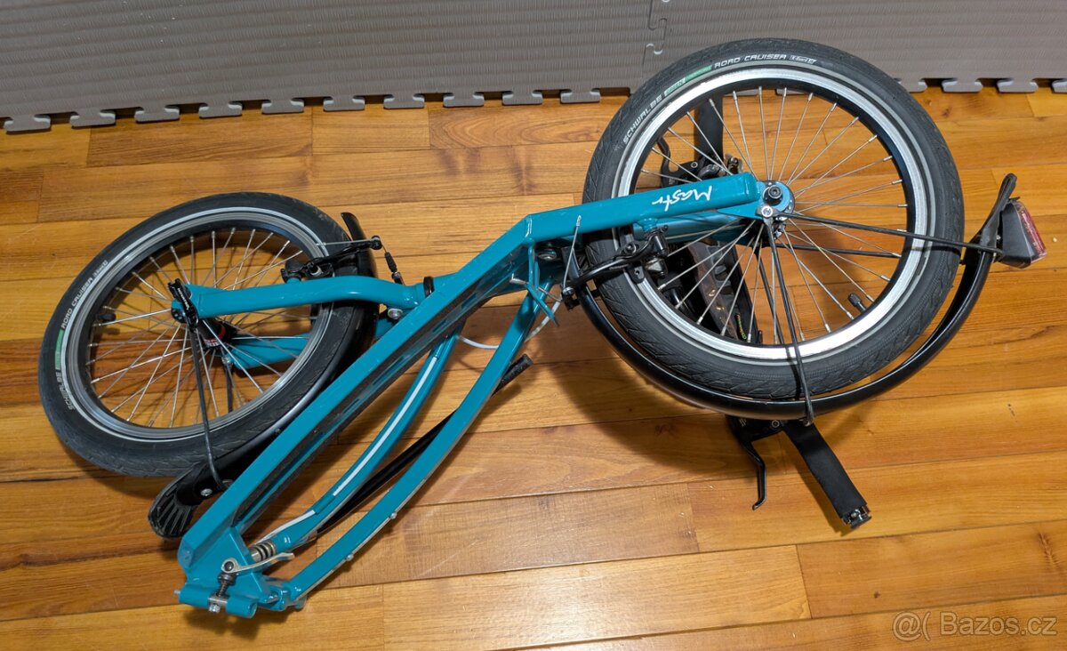 MIBO Mastr skládací koloběžka ocean blue - 4