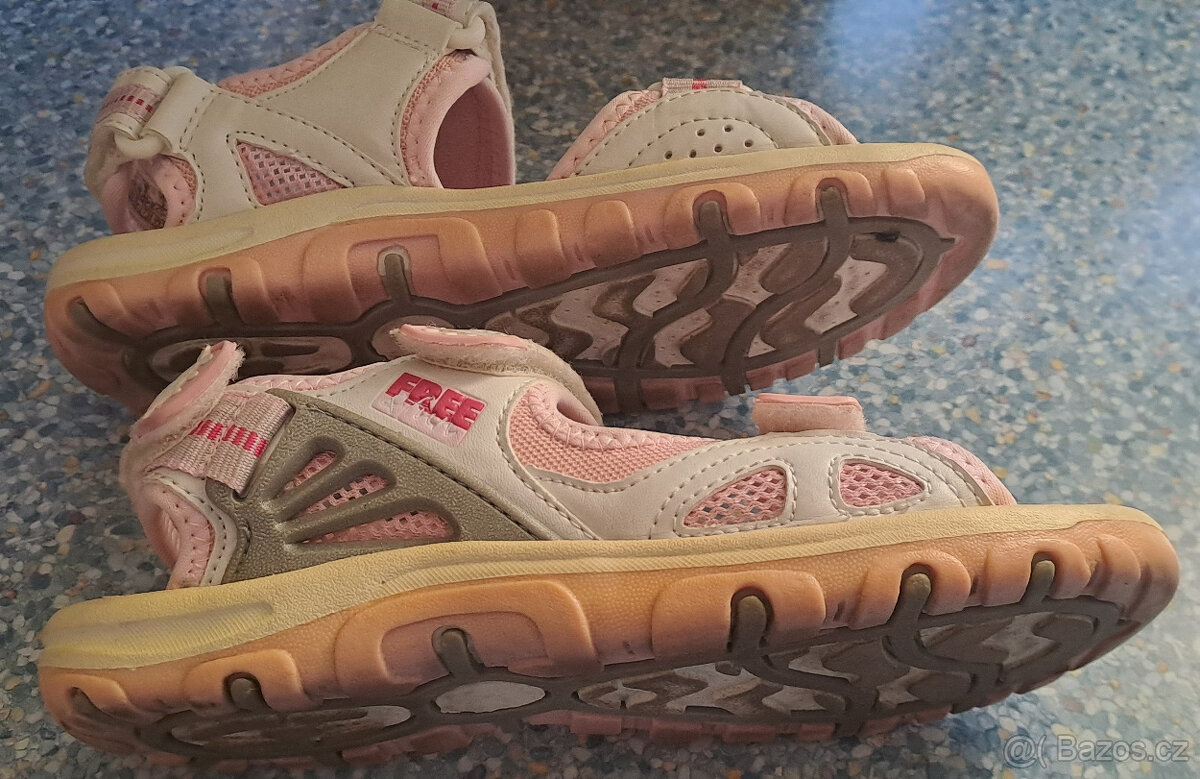 Sandály chlapecké a dívčí, vel.37+38, vn.stélka 23cm+24,5cm - 4