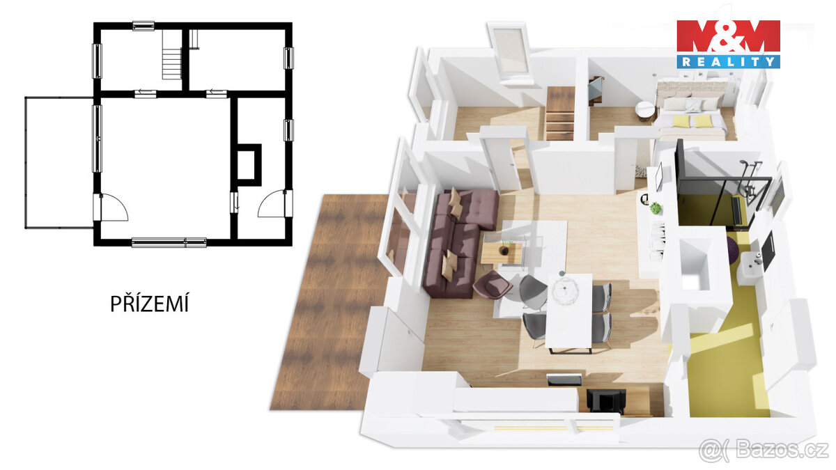 Prodej rodinného domu, 4+kk, Pertoltice - 4