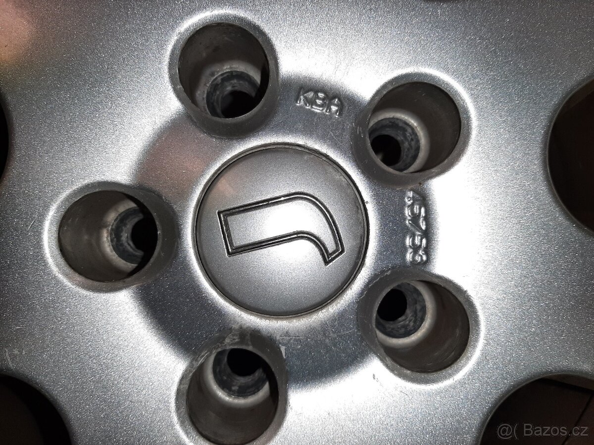 Hliníková kola ROD R16 205/60, 7Jx16H2 + zimní pneu - 4