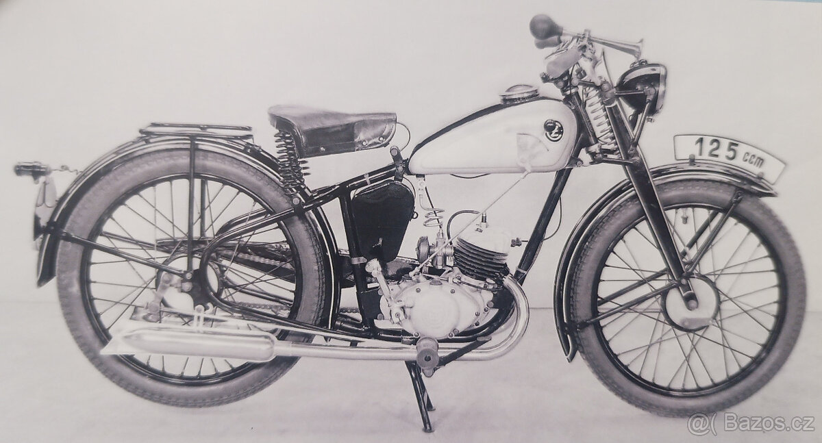 Čz 125 A řidítka - 4