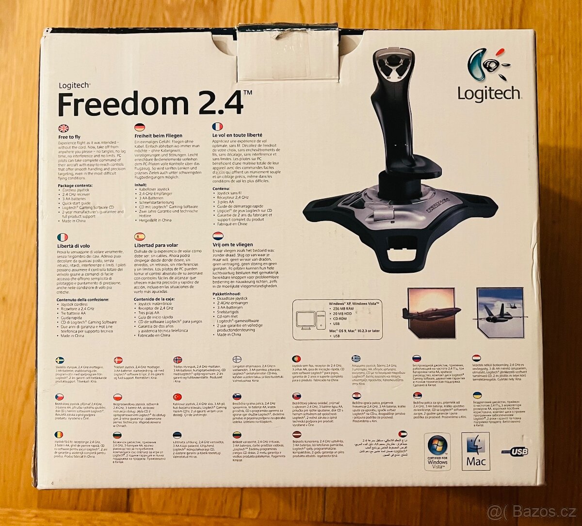 Bezdrátový joystick Logitech Cordless Freedom 2.4 | NOVÝ - 4
