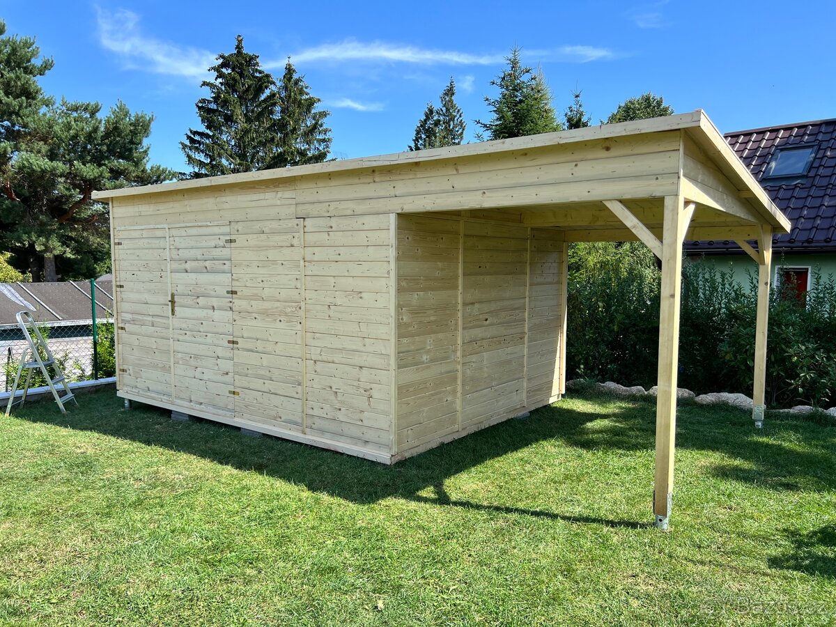 Dřevěný domek s terasou 21 m2 - 4