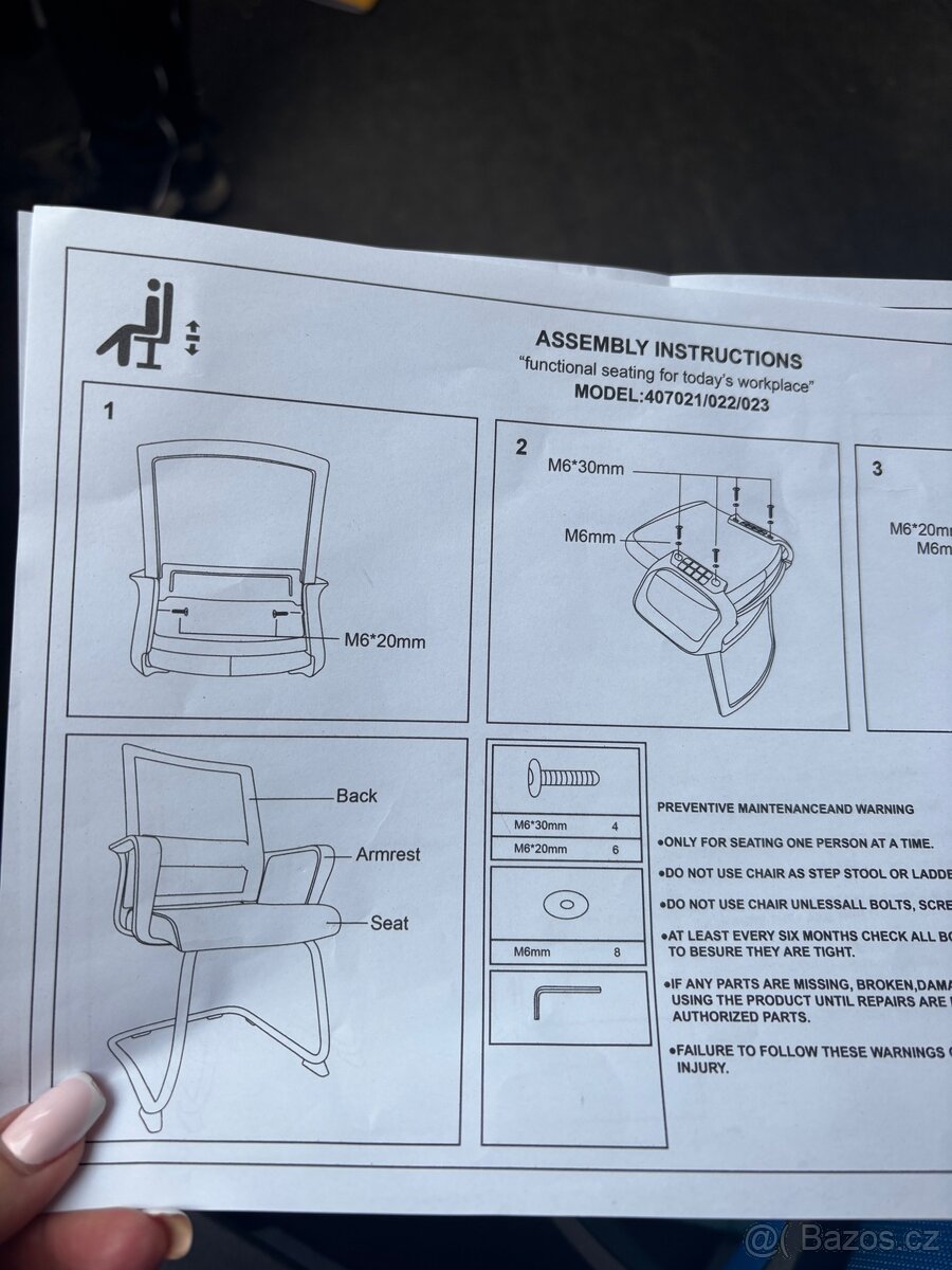 2 kancelářské židle - 4