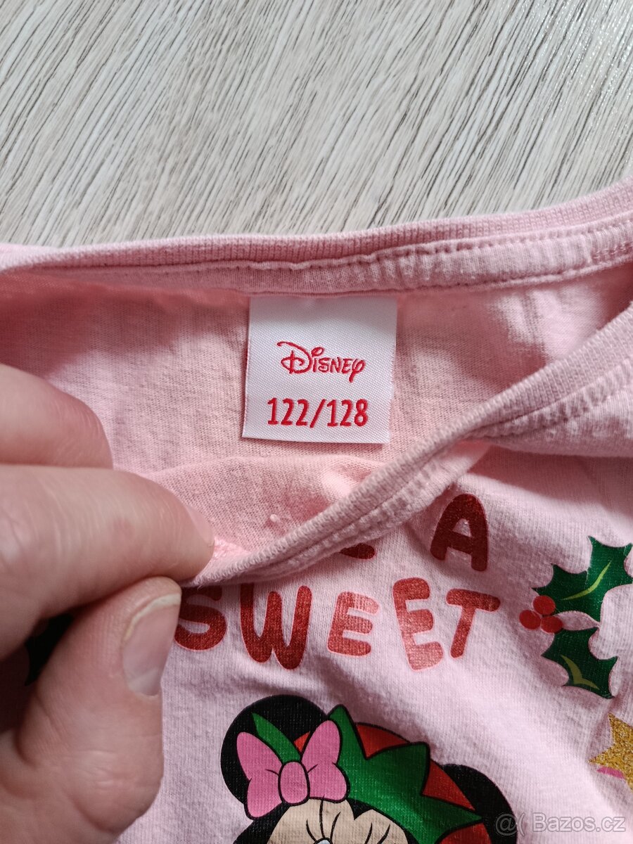 Vánoční dívčí pyžamo 110/116 - 4