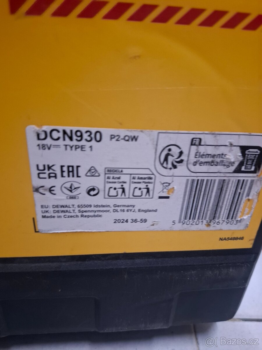 DeWALT DCN930P2 Aku hřebíkovačka - 4