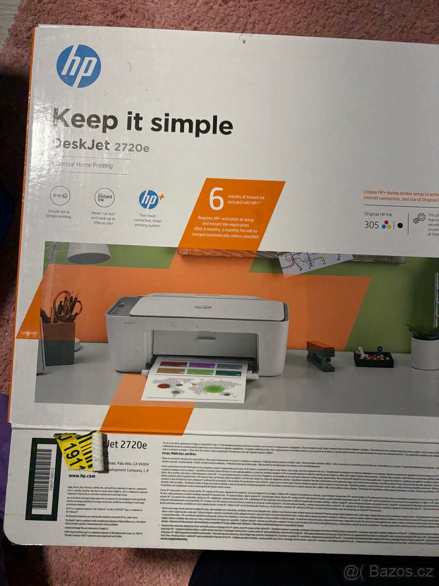 Tiskárna hp DeskJet 2720e - 4