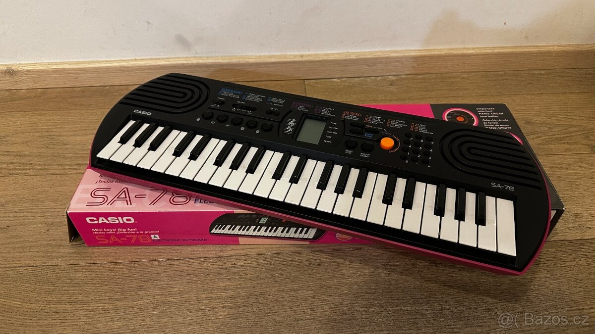 Klávesy Casio SA-78 - 4