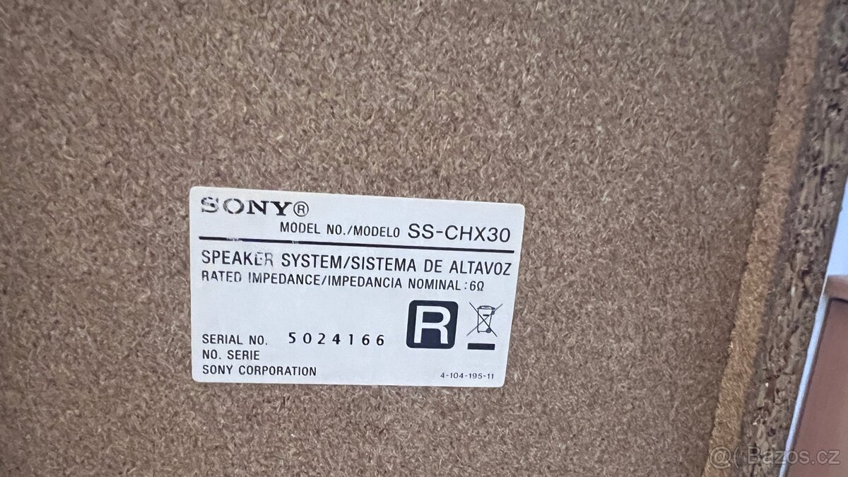 Sony SS-CHX30 - 4