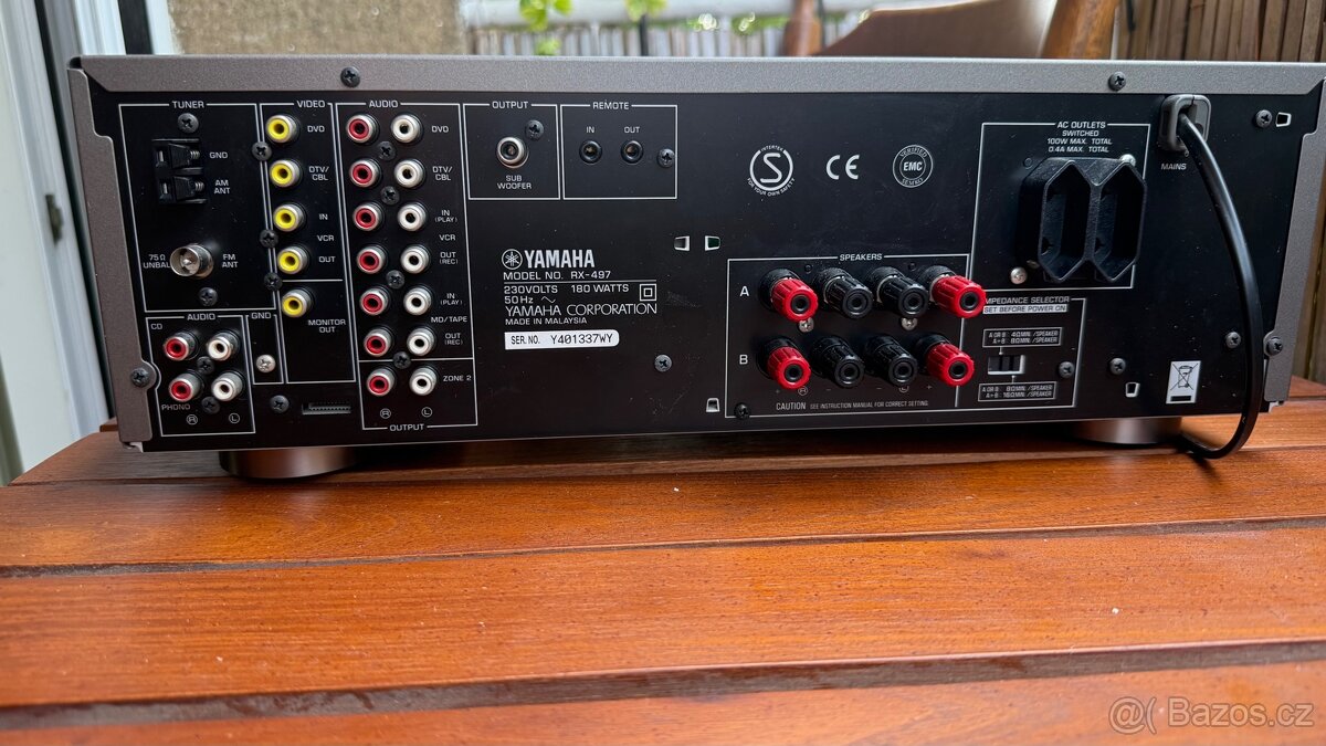 YAMAHA RX497 stereo receiver s tunerem - 4