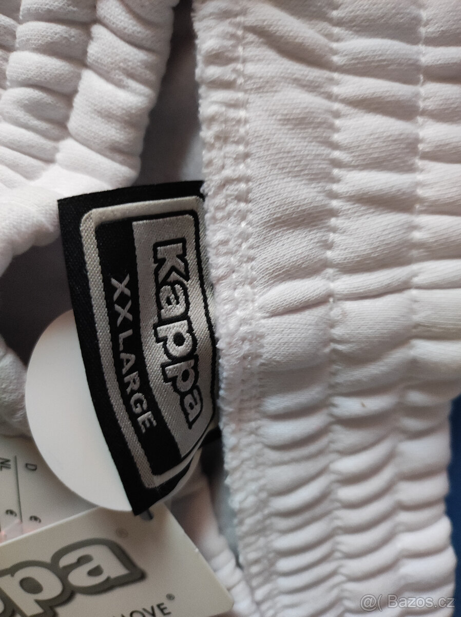 Nové značkové tepláky Kappa xxl bílé - 4