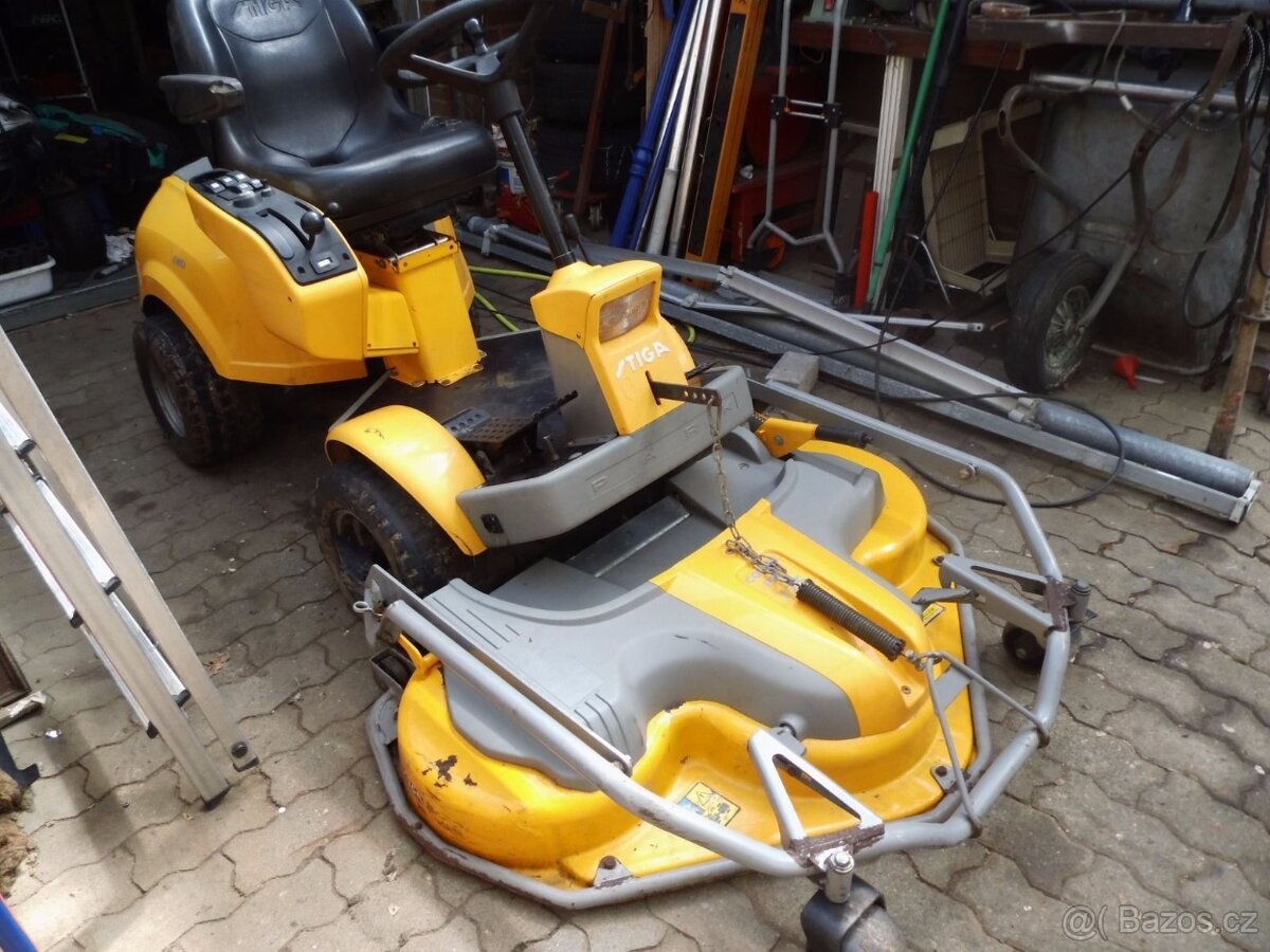 Stiga 4WD sekačka s předním žacím ústrojím na naftu - 4