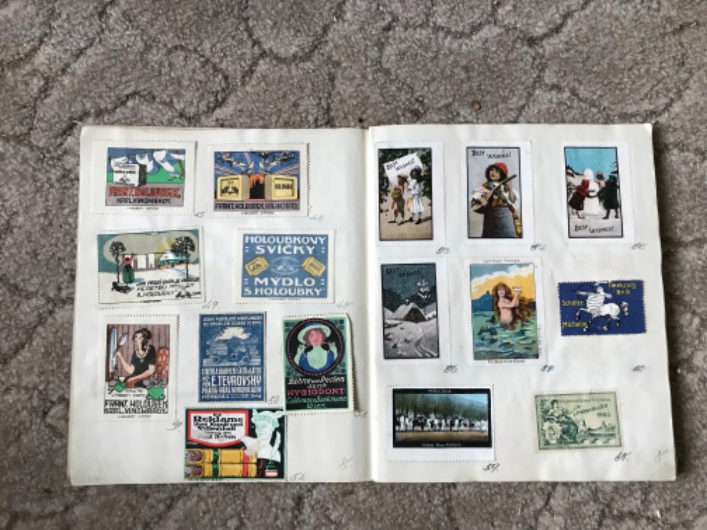 Staré nálepky ze sirek a jiných - 4