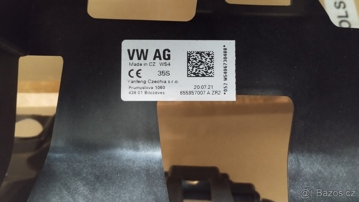 Airbagová sada Škoda Scala, nová originální - 4