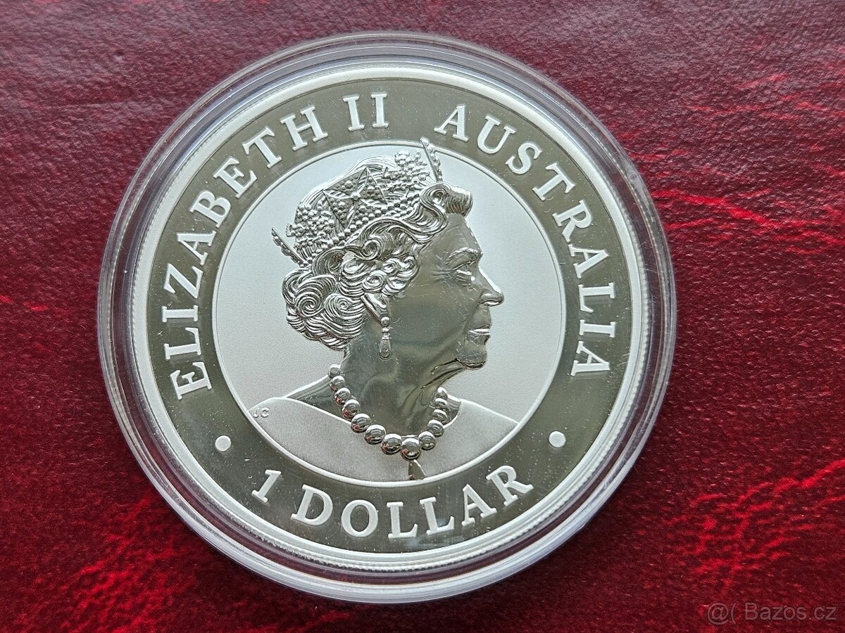 1 oz stříbrná mince Australský Emu 2019 chyboražba - 4