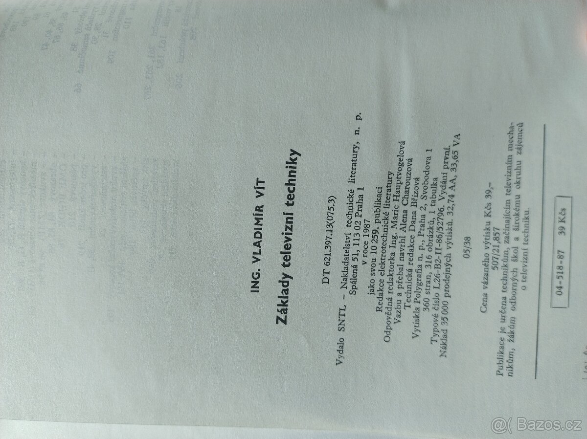 Základy televizní techniky - 4