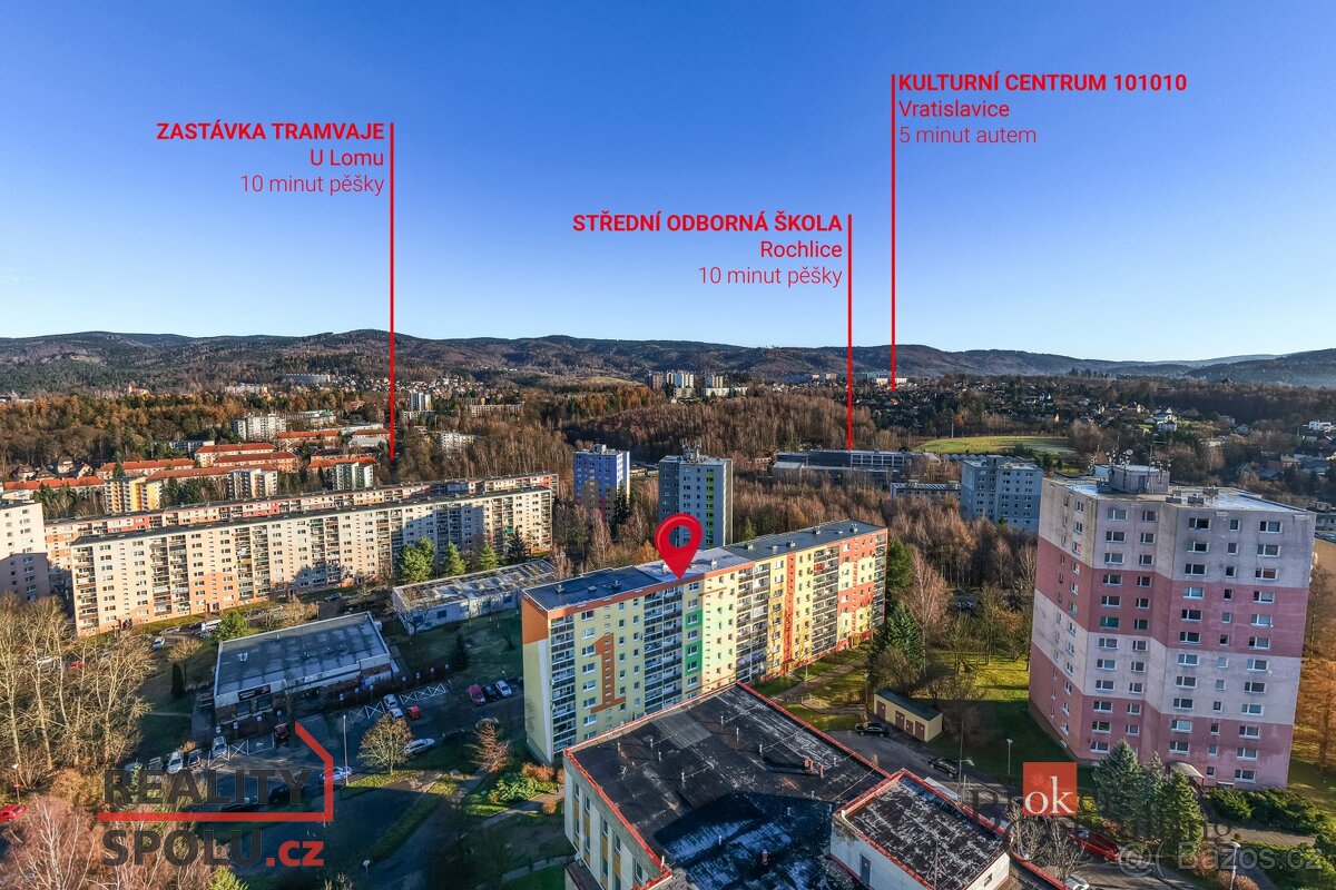 Prodej, byty/3+1, 70 m2, Sametová 722/20, 46006 Liberec, Lib - 4