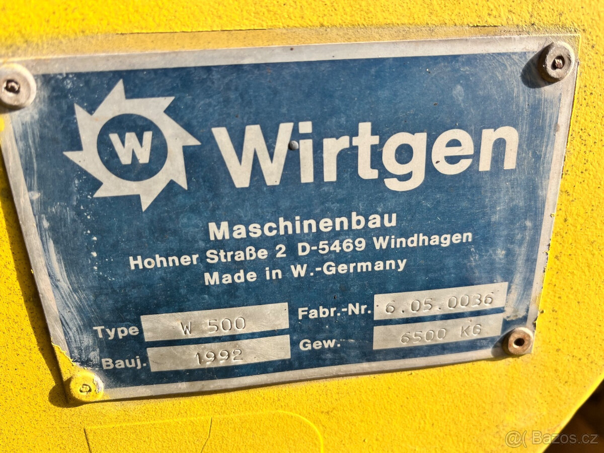Silniční fréza Wirtgen W500 - - 4