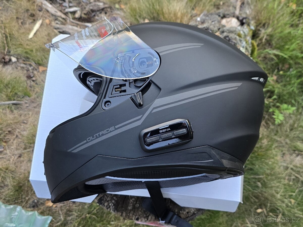 Moto integrální helma Sena s intercomem Nová - 4