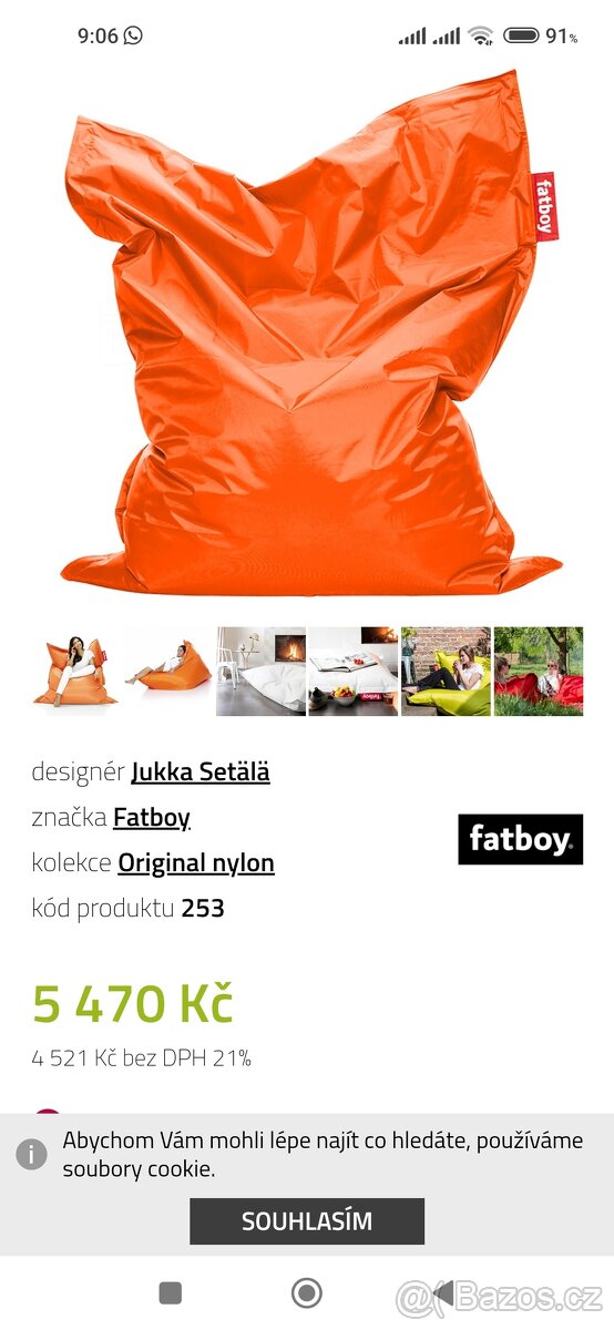 Sedaci vak Fatboy - 4