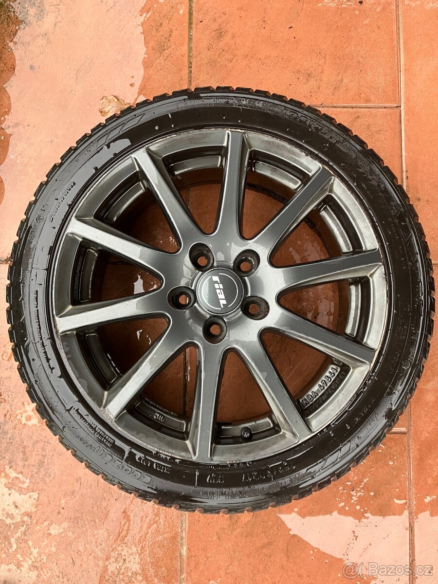 Rial 7Jx17 H2 ET47- zimní pneu Infinity 205/50 R17 - 4