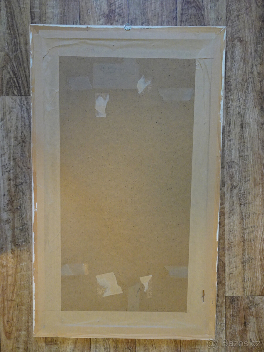 OBRAZ AKT - ŽENA, OLEJ NA DESCE, 81 X 49 CM - 4