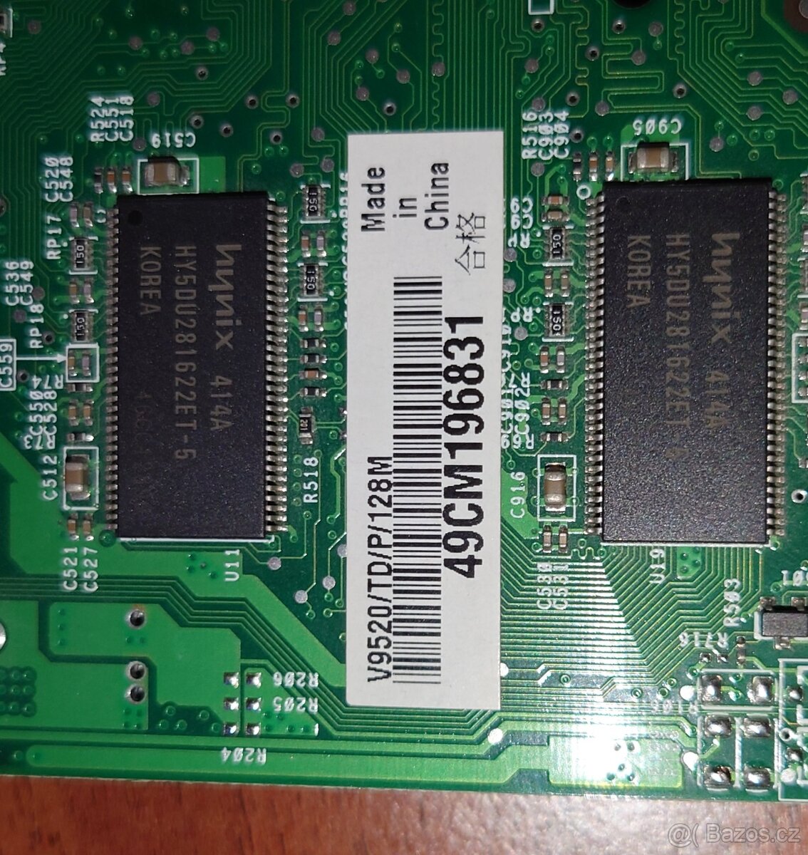 retro Geforce FX 5200 AGP Asus V9520/TD/P/128M NoCooler - 4