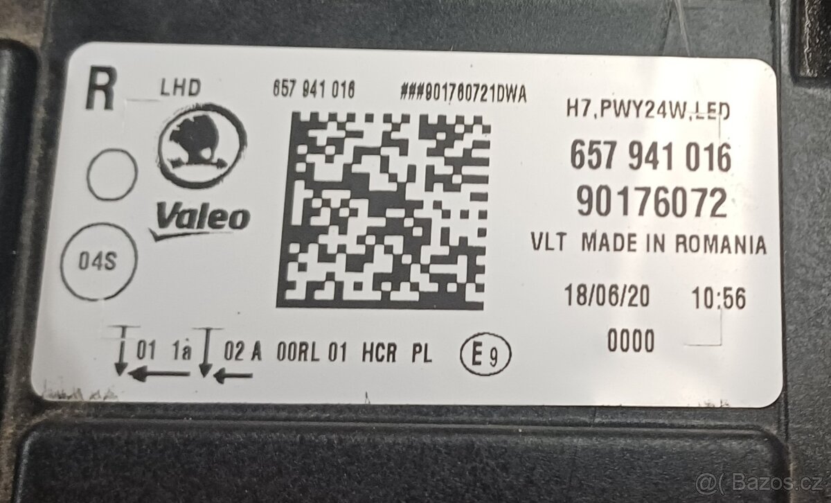 Světlo Škoda Scala 657941016 - 4