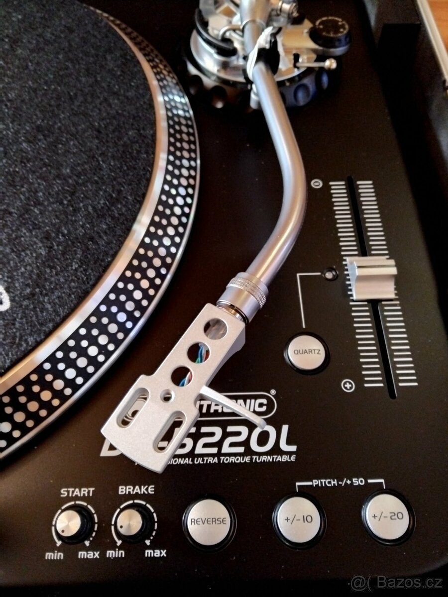 2x Omnitronic DJ gramofon DD-5220L + 2x case - 4