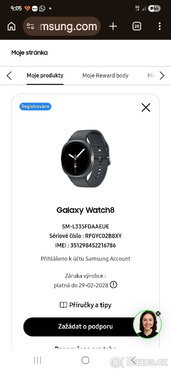 Samsung Galaxy watch8, 44mm LTE - 4