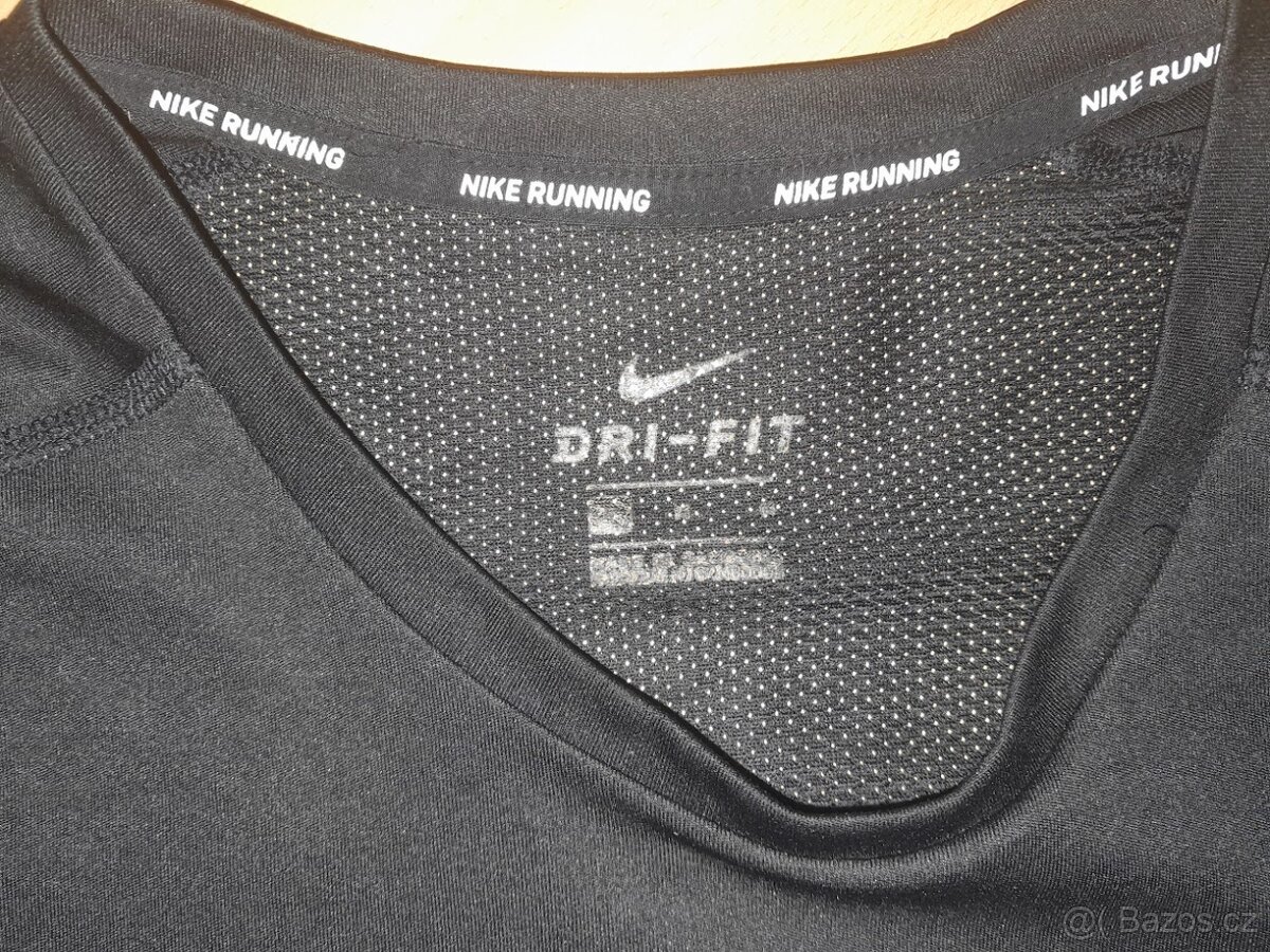 NIKE TRIČKO TRIKO ČERNÉ DRI-FIT IHNED K PRODEJI - 4