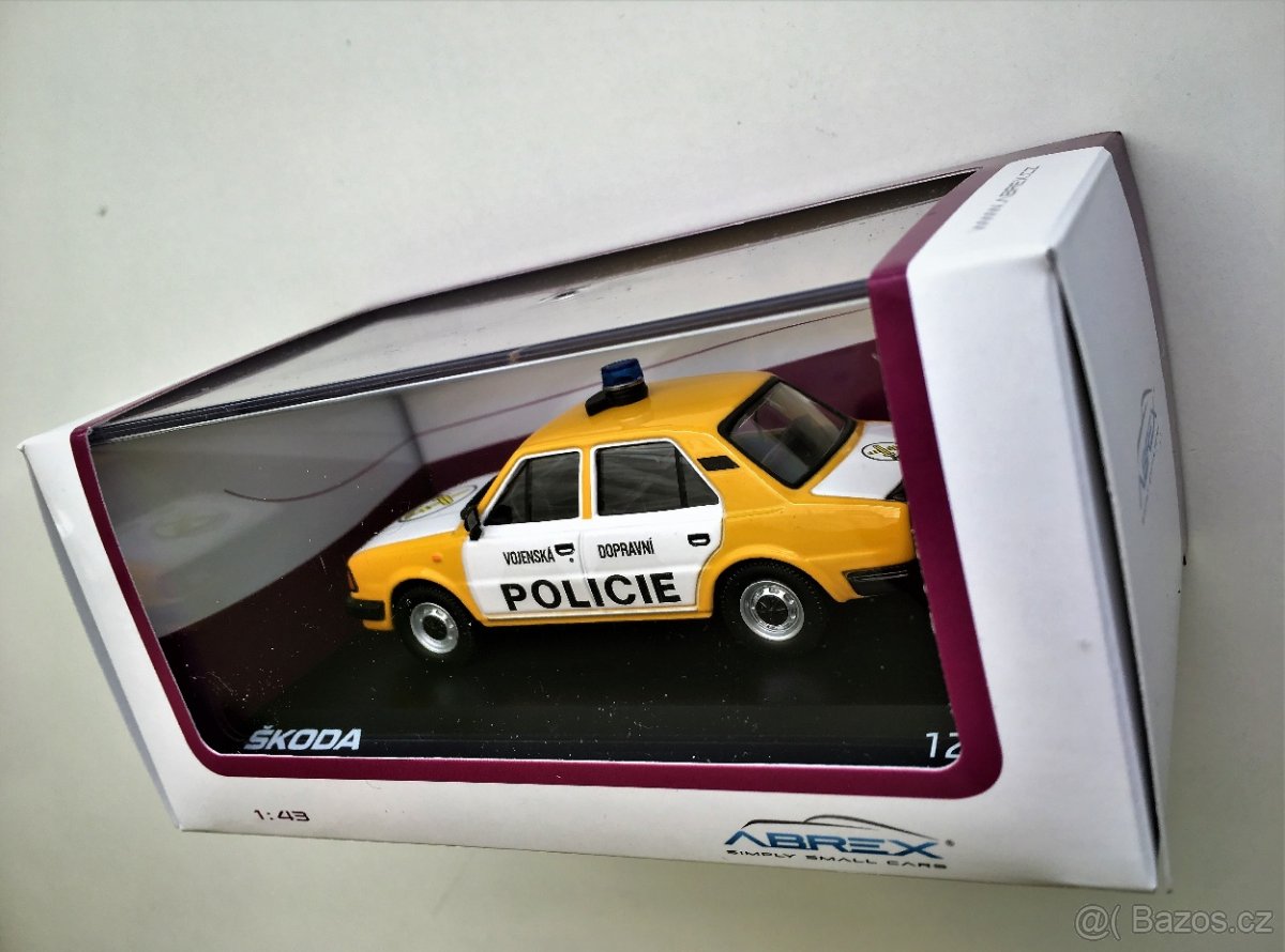 Model ŠKODA 120L/M "VOJENSKÁ DOPRAVNÍ POLICIE" Abrex 1/43 - 4