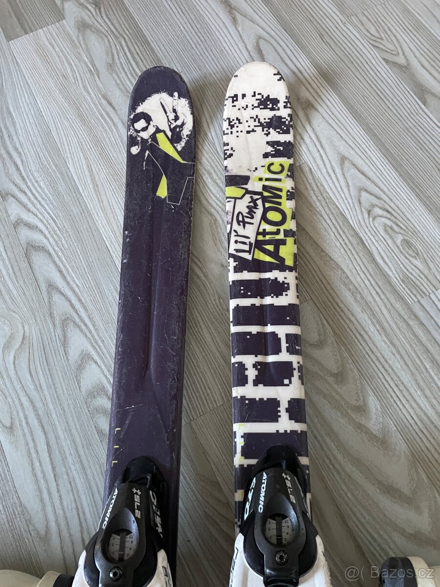 Univerzální lyže Atomic 130 cm + lyžáky Atomic 37-38 - 4