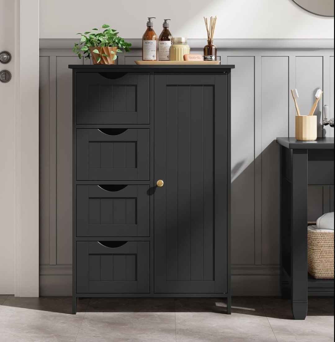 Černá mat skříňka - 4