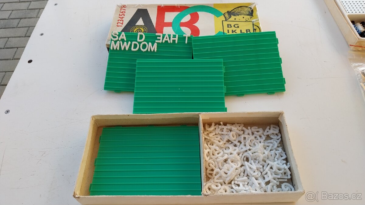 Retro puzzle, Abeceda písmenková - 4