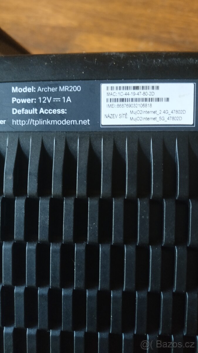LTE Router O2 TP-LINK Archer MR200 v4 - 4