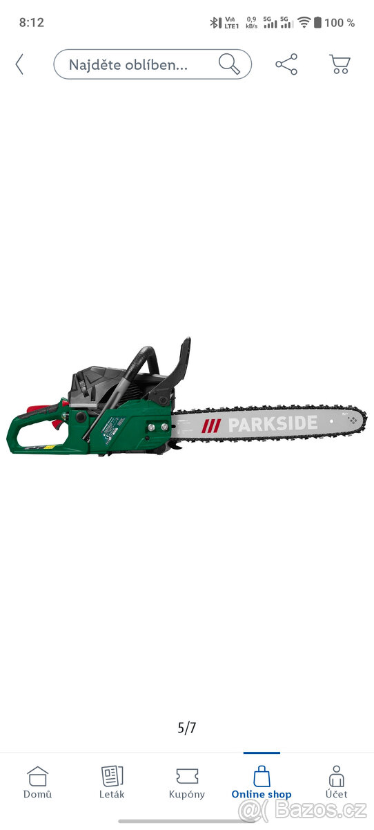 motorová pila parkside nová v záruce - 4