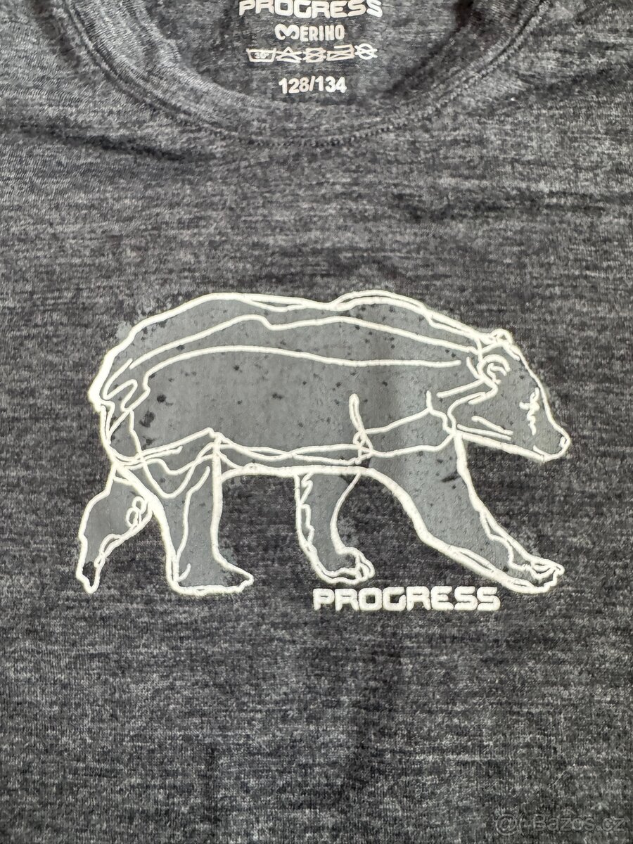 Progress magaro Grizzly merino tričko 128/134 - 4